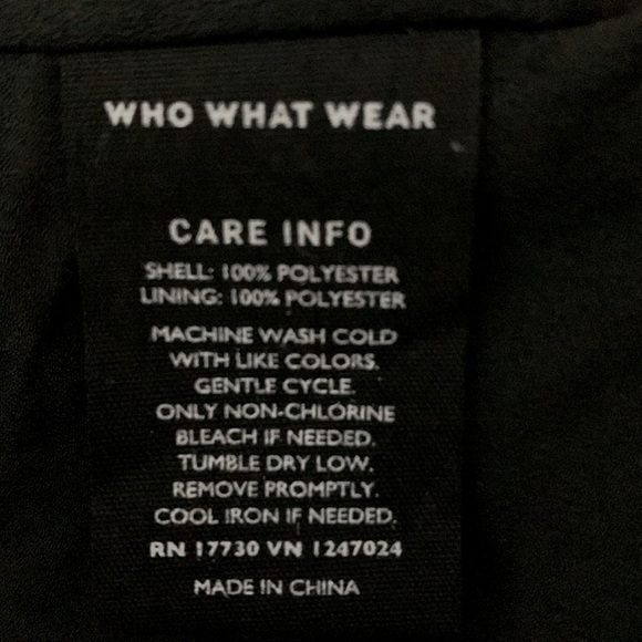 Who What Wear Dress, Size M, Black & Silver - Picture 4 of 4